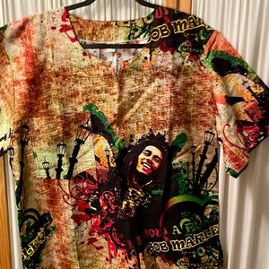 Unisex shirt..Bob Marley 100% cotton